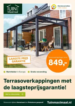 Tuinmaximaal folder voorblad