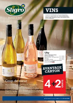 Sligro-M couverture de brochure
