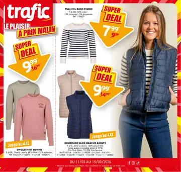 Trafic couverture de brochure