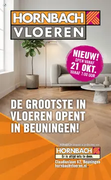 Hornbach vloeren folder voorblad