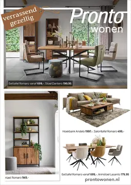 Pronto Wonen folder voorblad