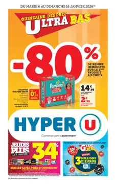 Hyper U couverture de brochure