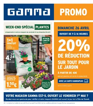 GAMMA couverture de brochure
