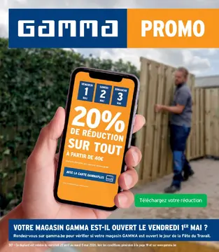GAMMA couverture de brochure