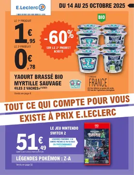 E.Leclerc couverture de brochure