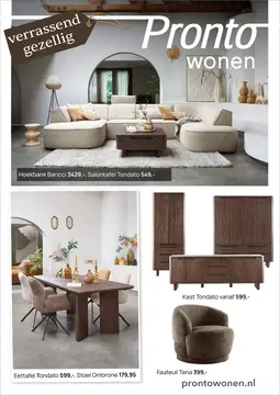 Pronto Wonen folder voorblad