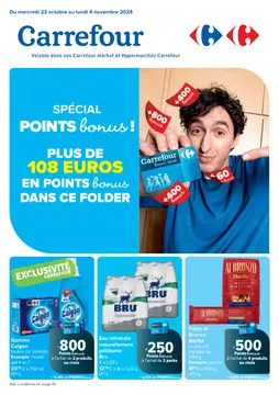 Carrefour Market couverture de brochure