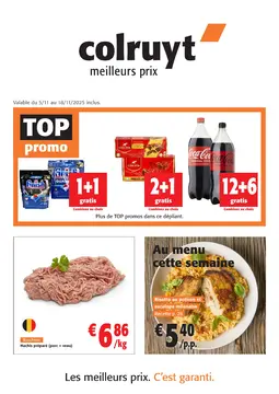 Colruyt couverture de brochure