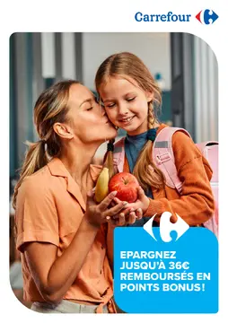 Carrefour couverture de brochure