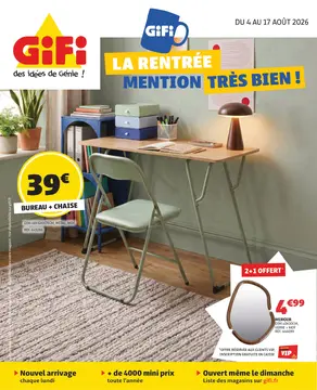 GiFi couverture de brochure