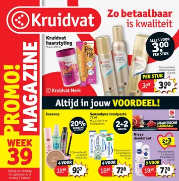 Kruidvat folder voorblad