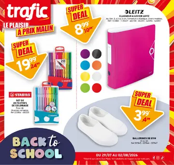 Trafic couverture de brochure
