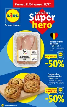 Lidl couverture de brochure