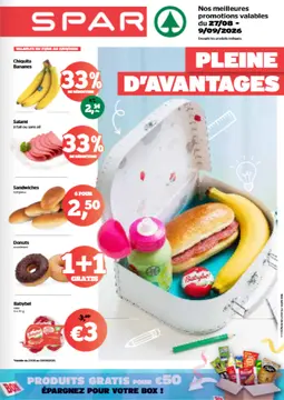 SPAR couverture de brochure