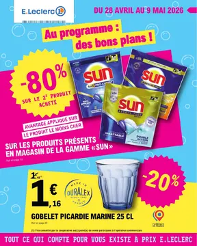 E.Leclerc couverture de brochure