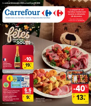 Carrefour Market couverture de brochure