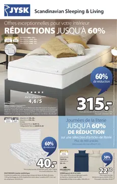 JYSK couverture de brochure