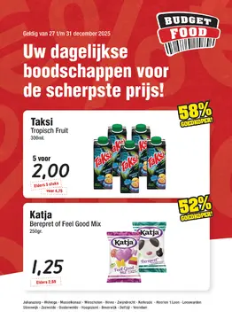 Budget Food folder voorblad