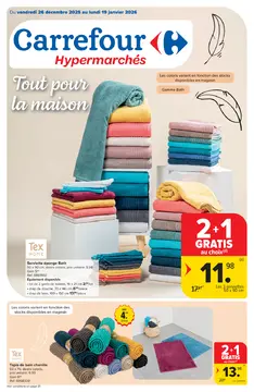 Carrefour couverture de brochure
