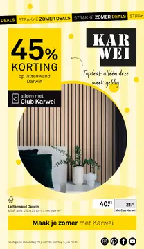 Karwei folder voorblad