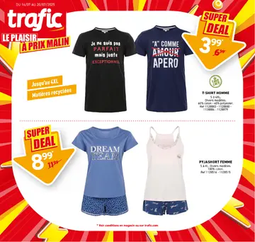 Trafic couverture de brochure