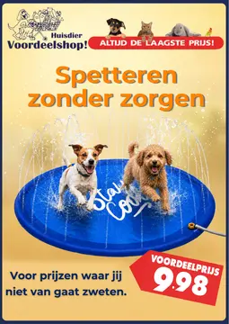 Huisdiervoordeelshop folder voorblad