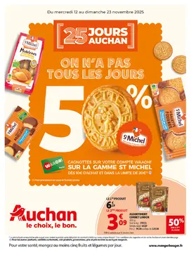 Auchan couverture de brochure
