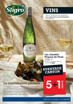 Sligro-M couverture de brochure