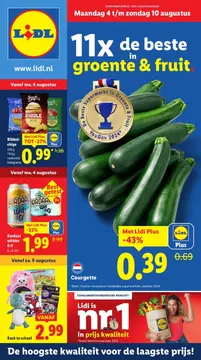 Lidl folder voorblad