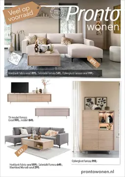 Pronto Wonen folder voorblad