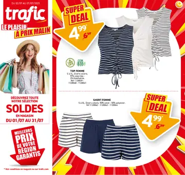 Trafic couverture de brochure