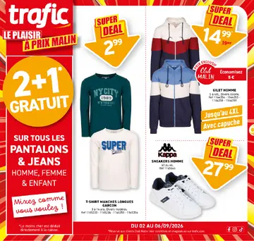 Trafic couverture de brochure