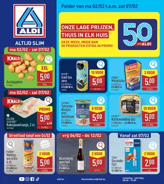 Aldi folder voorblad