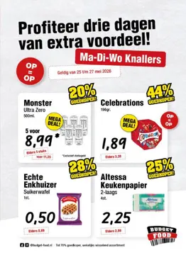 Budget Food folder voorblad