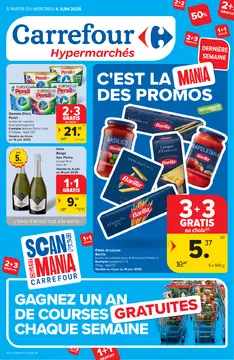 Carrefour couverture de brochure
