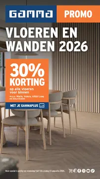 GAMMA Vloer- en wandspecial folder voorblad