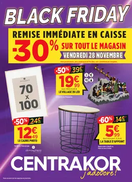 Centrakor couverture de brochure