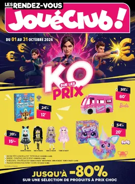 JouéClub couverture de brochure