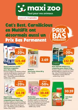 Maxi Zoo couverture de brochure