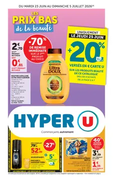 Hyper U couverture de brochure