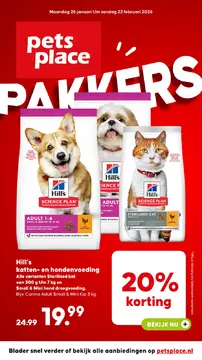Pets place folder voorblad