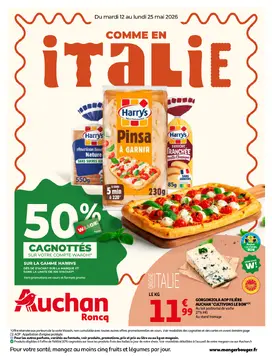 Auchan Roncq couverture de brochure