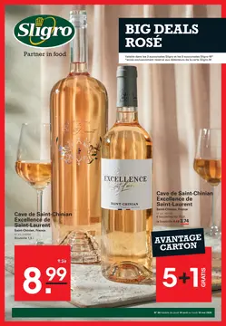 Sligro couverture de brochure