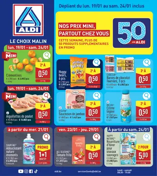 ALDI couverture de brochure