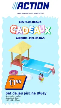 Action couverture de brochure