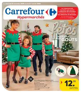 Carrefour couverture de brochure