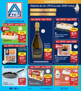 ALDI couverture de brochure