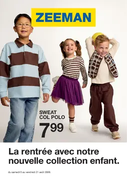 Zeeman couverture de brochure