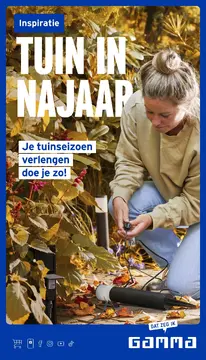 GAMMA Tuinmagazine folder voorblad
