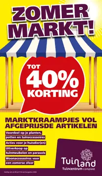 Tuinland folder voorblad
